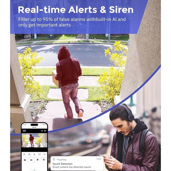 New in box Smart Bulb Security Camera - White - Picture 2 of 9